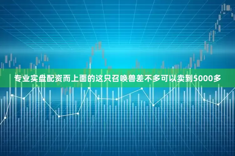 专业实盘配资而上面的这只召唤兽差不多可以卖到5000多